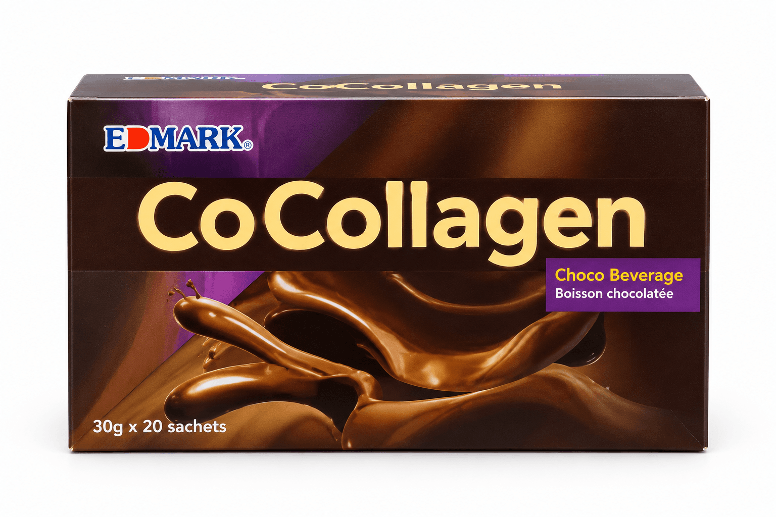 EDMark CoCollagen – Boisson chocolatée | 20 sachets