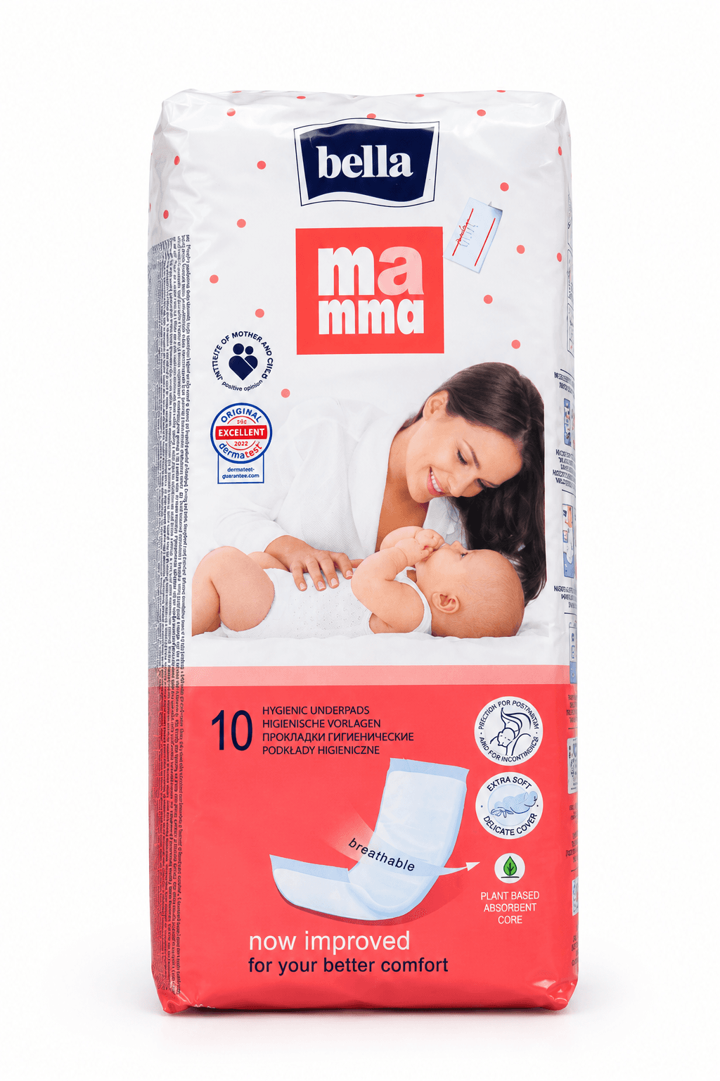 Bella Mamma – Alèses hygiéniques (10 pièces) - Vue principale