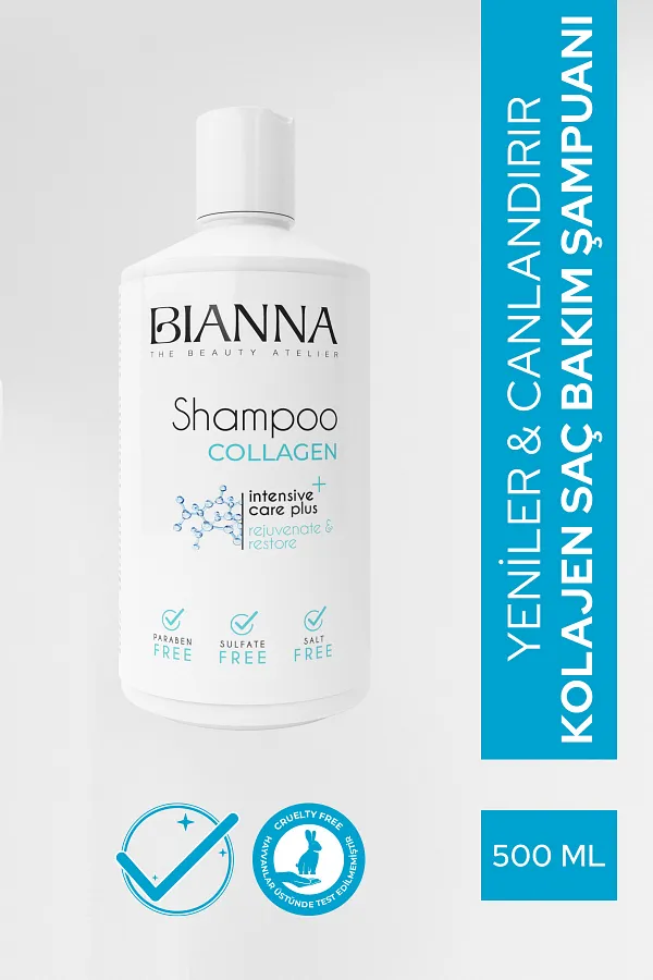 Bianna Intensiv Care Hair Shampoo Collagen 500ML - Vue principale