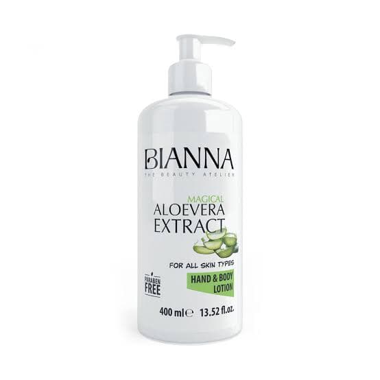 Bianna Lait De Corps Aloe Vera 400ML - Vue principale