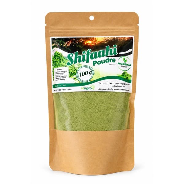 Shifaahi Poudre de Moringa – 100 g - Vue principale