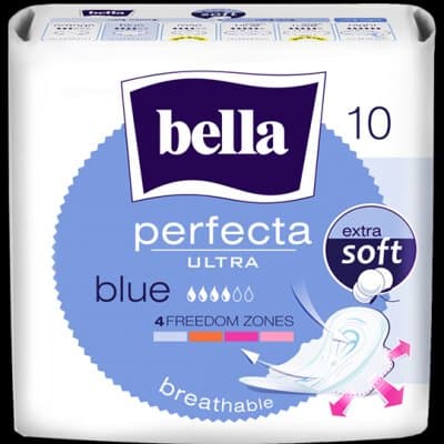 Serviettes hygiéniques Bella Perfecta Ultra blue– 10 pièces